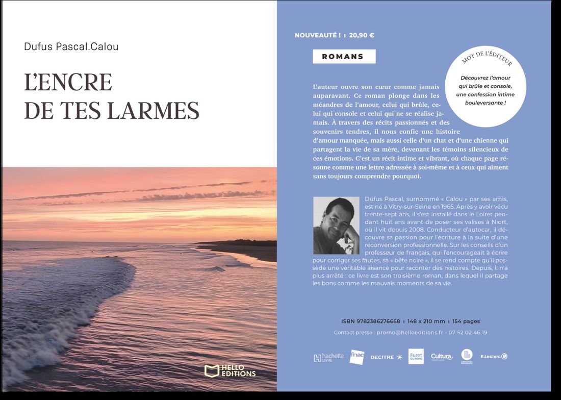 Exemple de communiqué de presse réalisé pour un auteur Hello