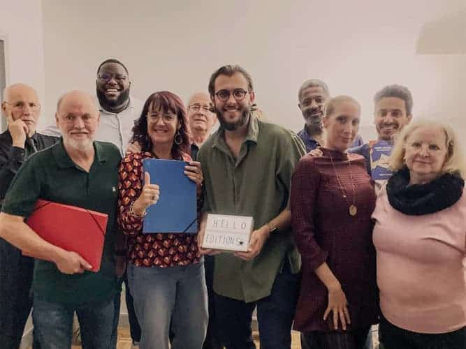 Le Bookclub Hello réuni à la librairie
