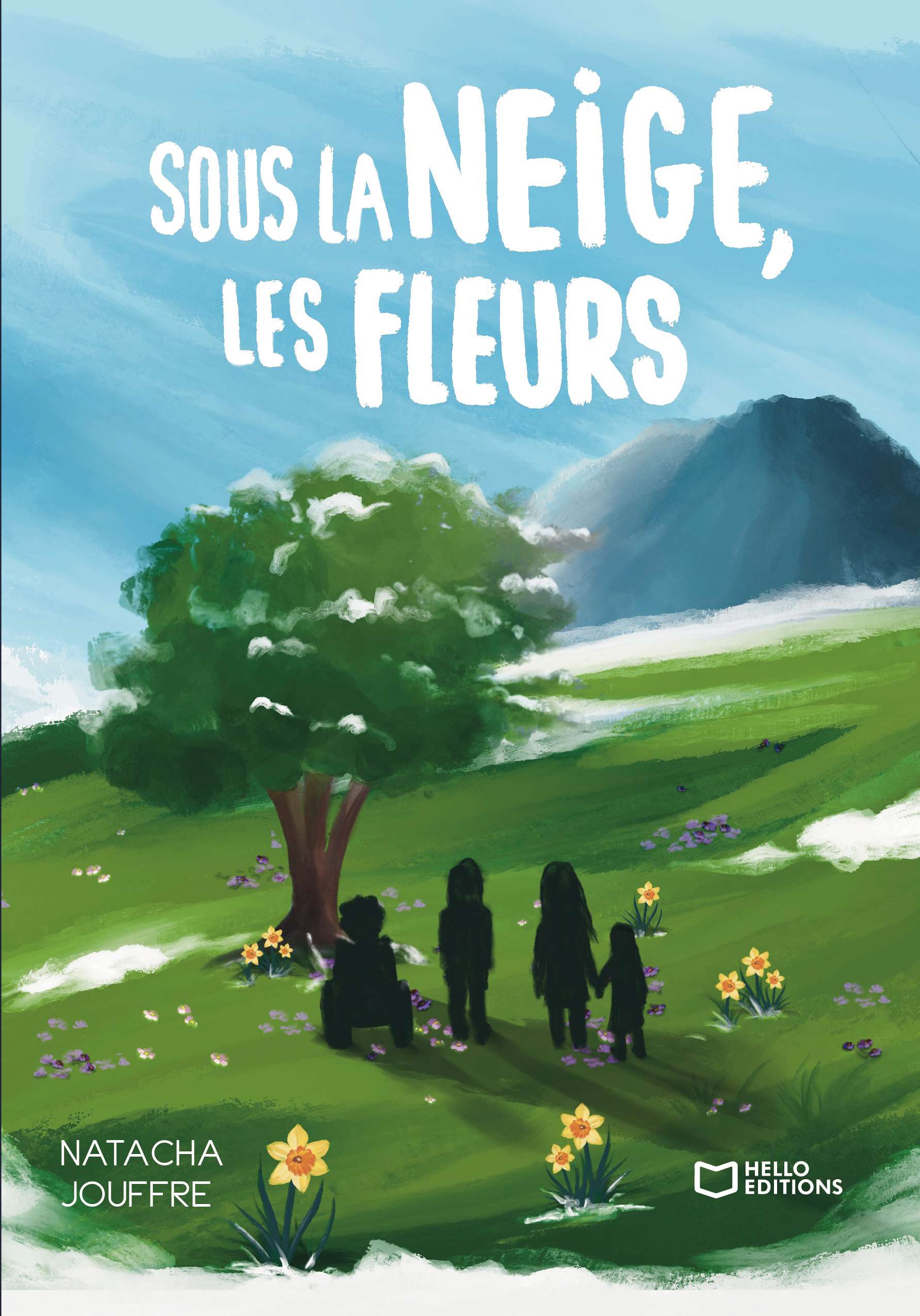 Sous la neige, les fleurs