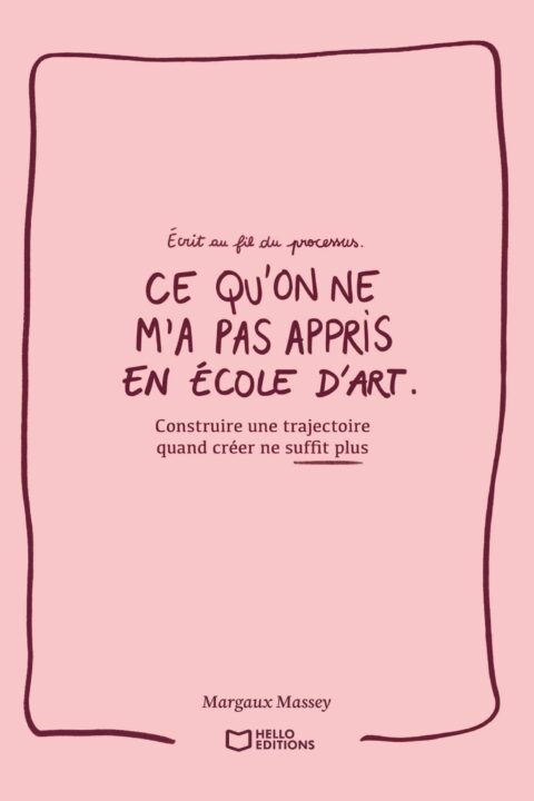 Ce qu’on ne m’a pas appris en école d’art